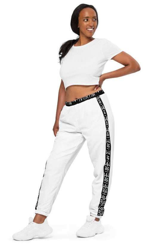 IVORYNN Men Comfortable Luxuy Whie Track Pants - IVORYNN