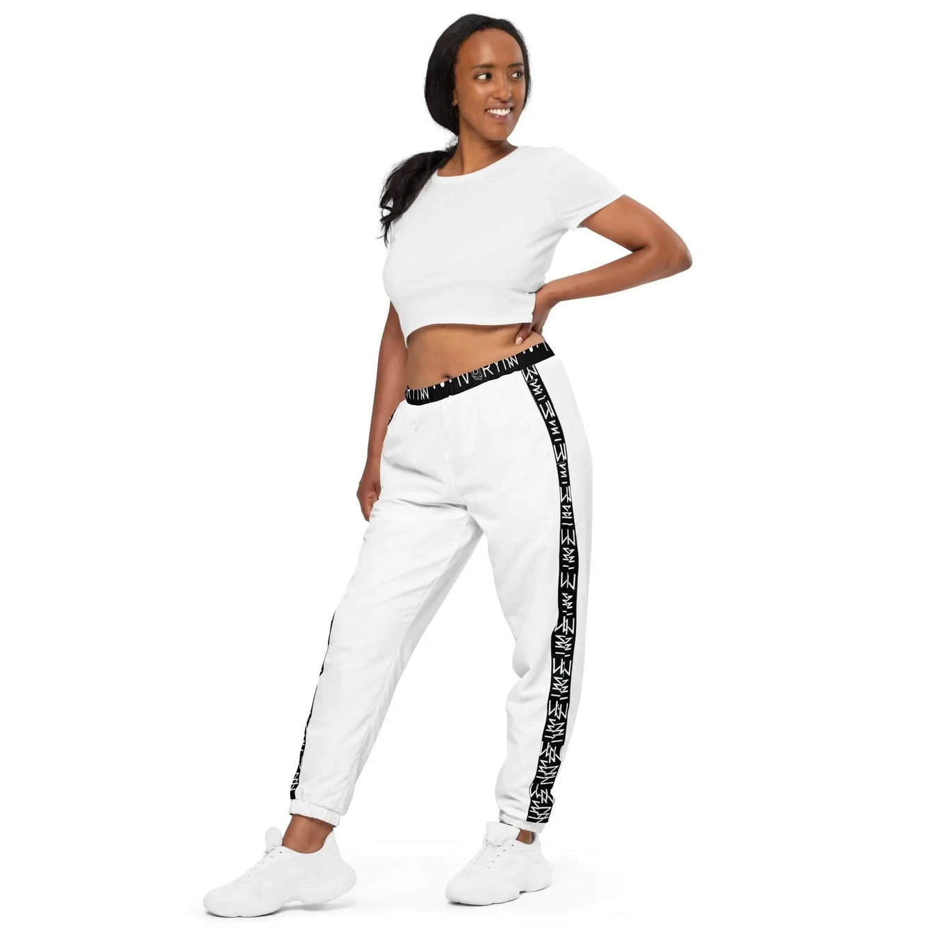 IVORYNN Men Comfortable Luxuy Whie Track Pants - IVORYNN