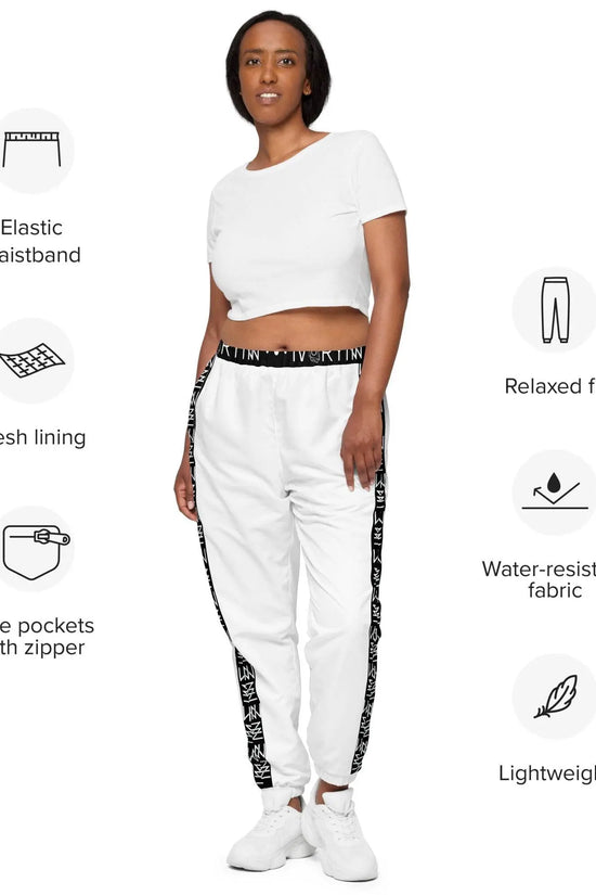 IVORYNN Men Comfortable Luxuy Whie Track Pants - IVORYNN