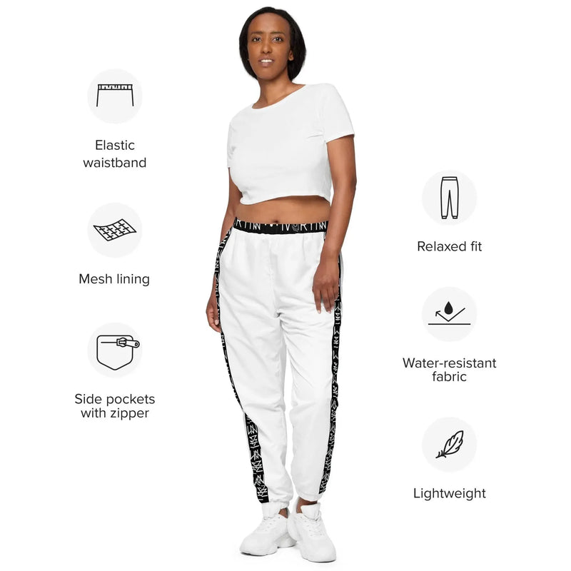 IVORYNN Men Comfortable Luxuy Whie Track Pants - IVORYNN