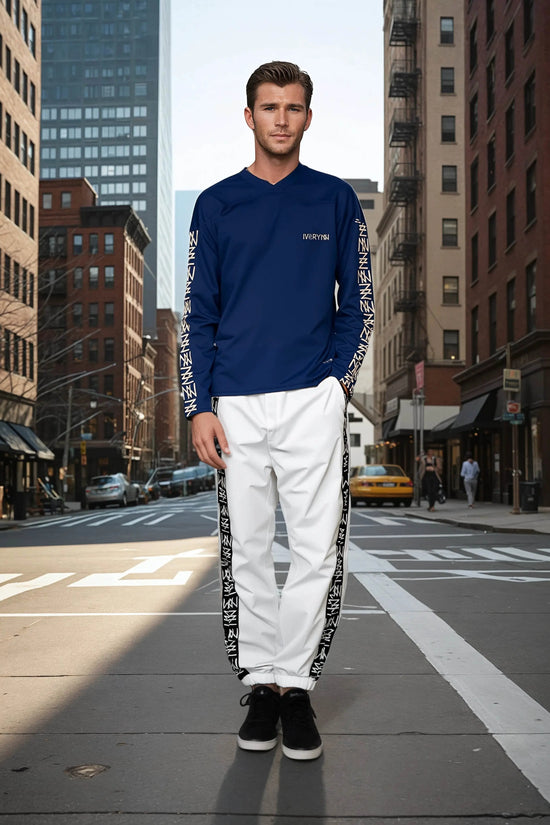 IVORYNN Men Comfortable Luxuy Whie Track Pants - IVORYNN