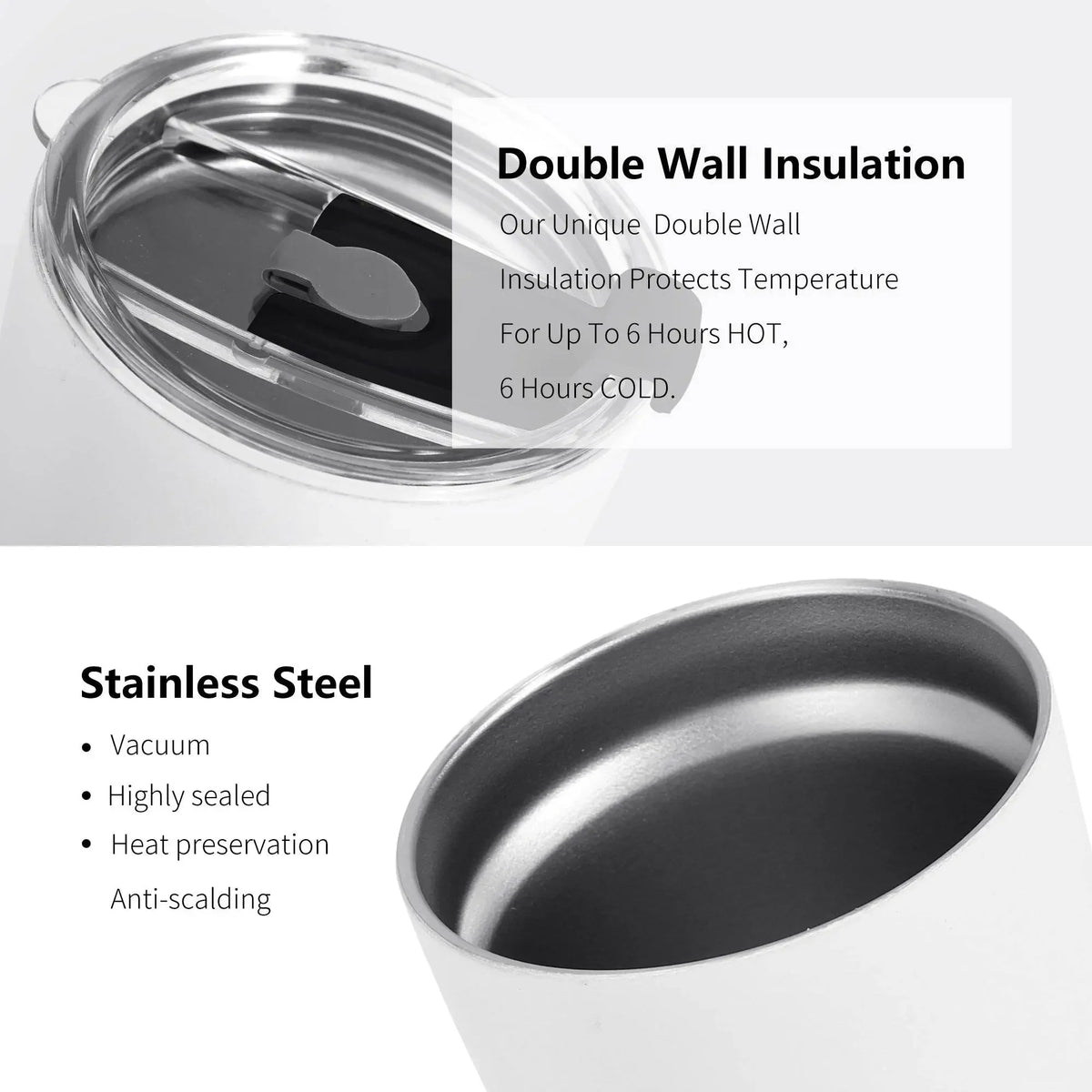 IVORYNN Stainless Steel Hot & Cool Car Cup - IVORYNN