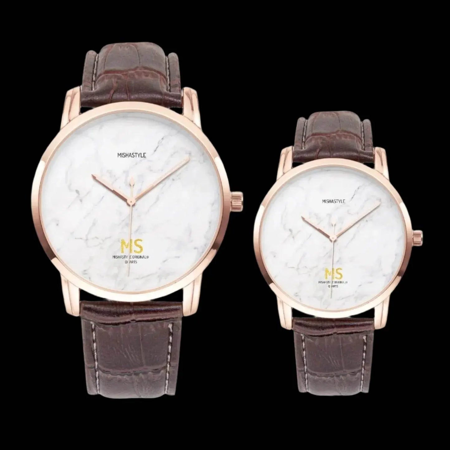 Instafamous Wide Type Marble Quartz watch - IVORYNN
