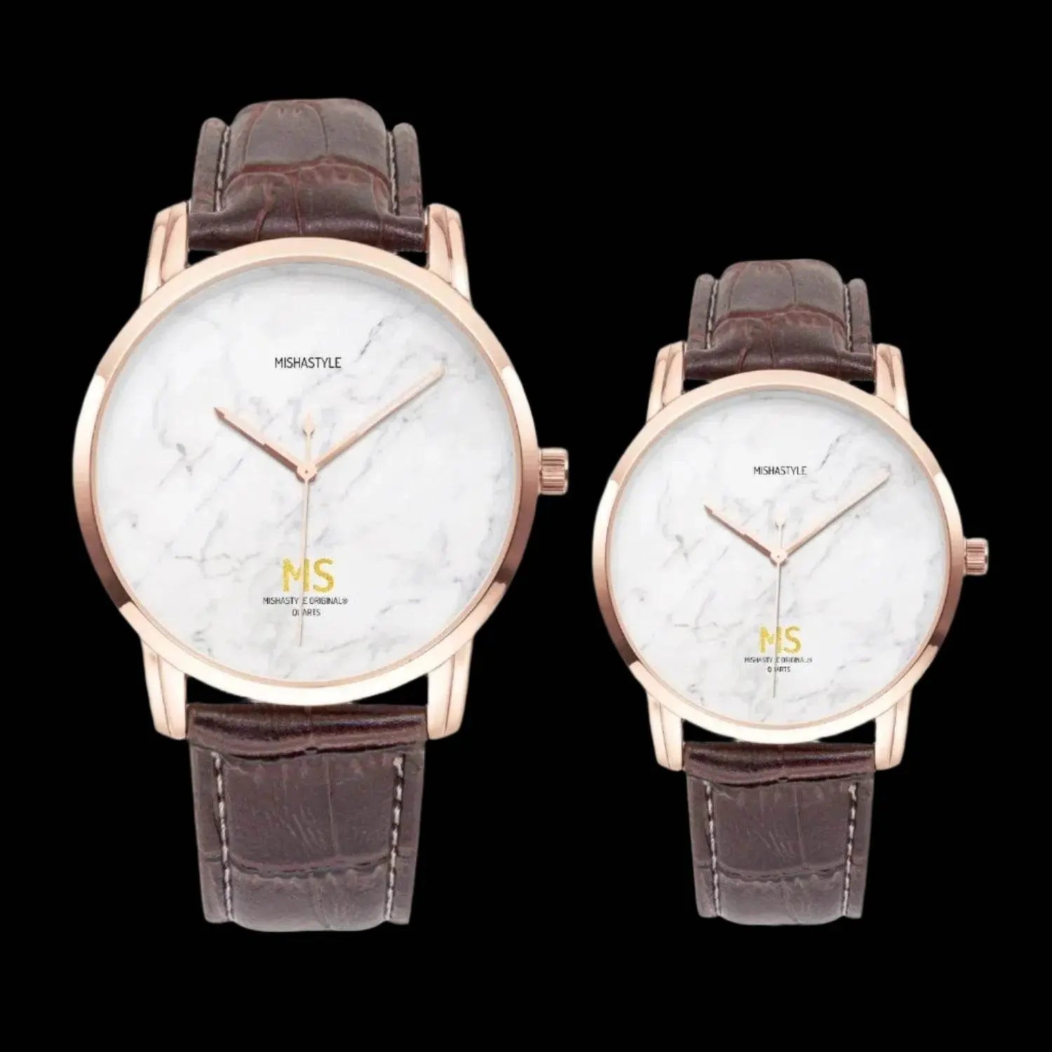 Instafamous Wide Type Marble Quartz watch - IVORYNN