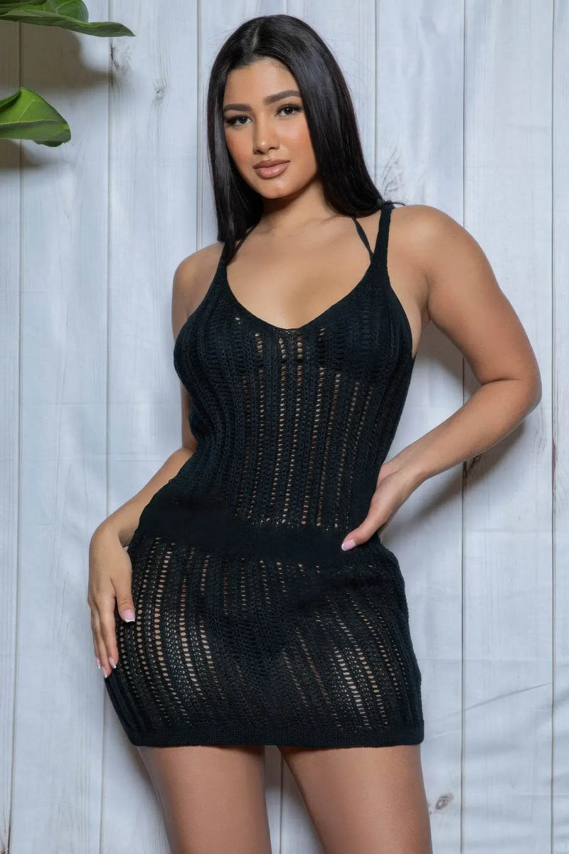 Josephine Crochet Mini Dress - IVORYNN