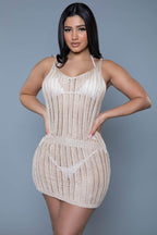 Josephine Crochet Mini Dress - IVORYNN