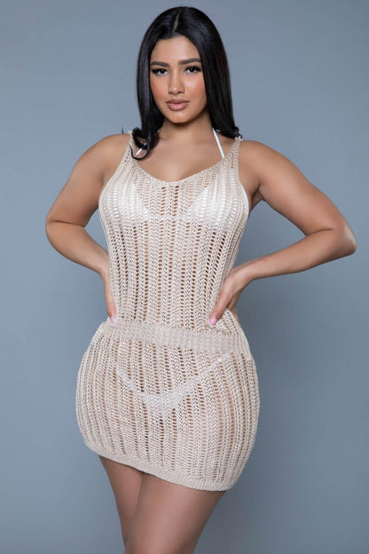 Josephine Crochet Mini Dress - IVORYNN