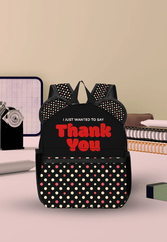 Just To Say Thank You Ears Stylish School Backpack