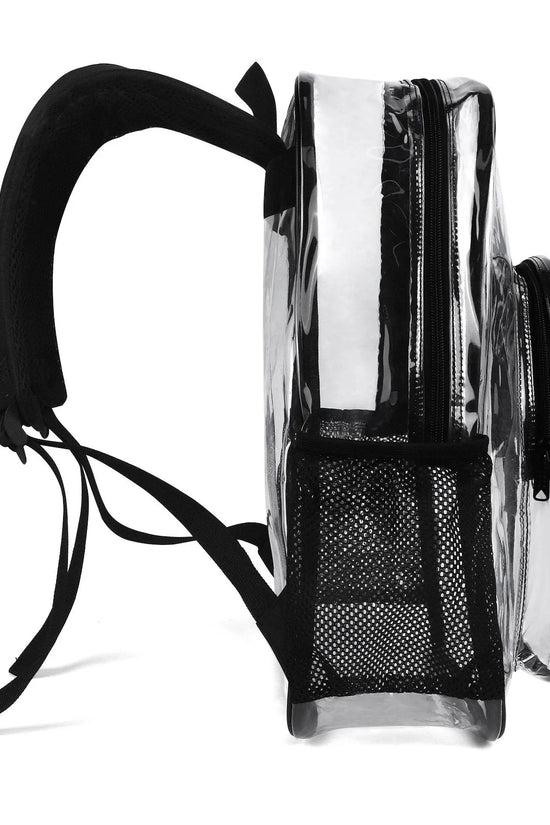 LUCAS PVC See Through Transparent Clear School Backpack - IVORYNN