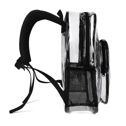 LUCAS PVC See Through Transparent Clear School Backpack