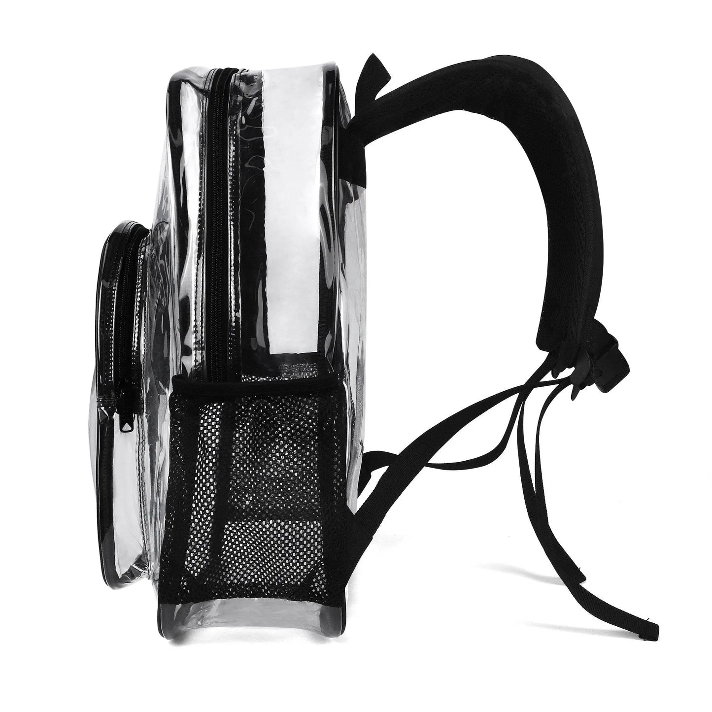LUCAS PVC See Through Transparent Clear School Backpack - IVORYNN