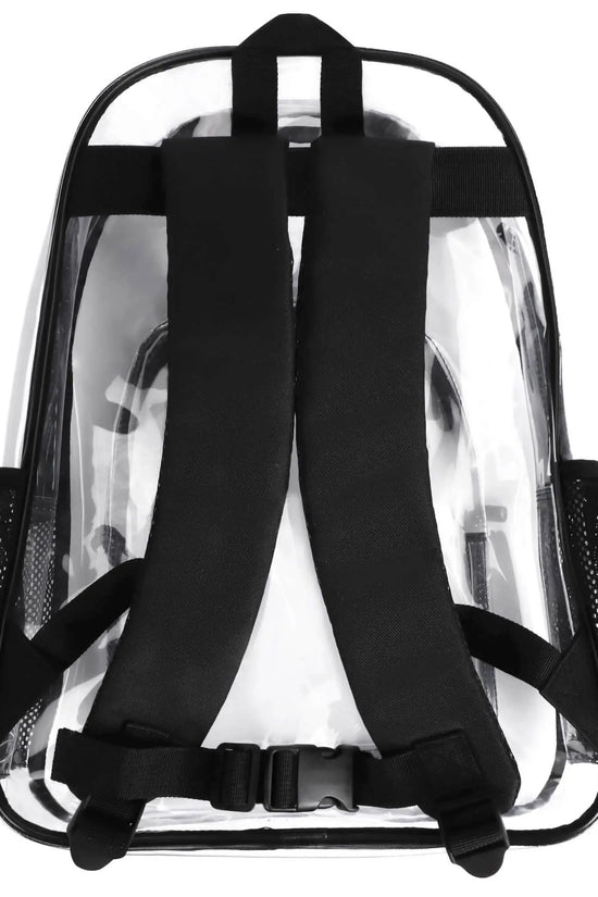 LUCAS PVC See Through Transparent Clear School Backpack - IVORYNN