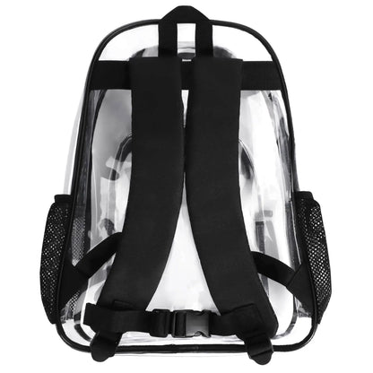 LUCAS PVC See Through Transparent Clear School Backpack - IVORYNN