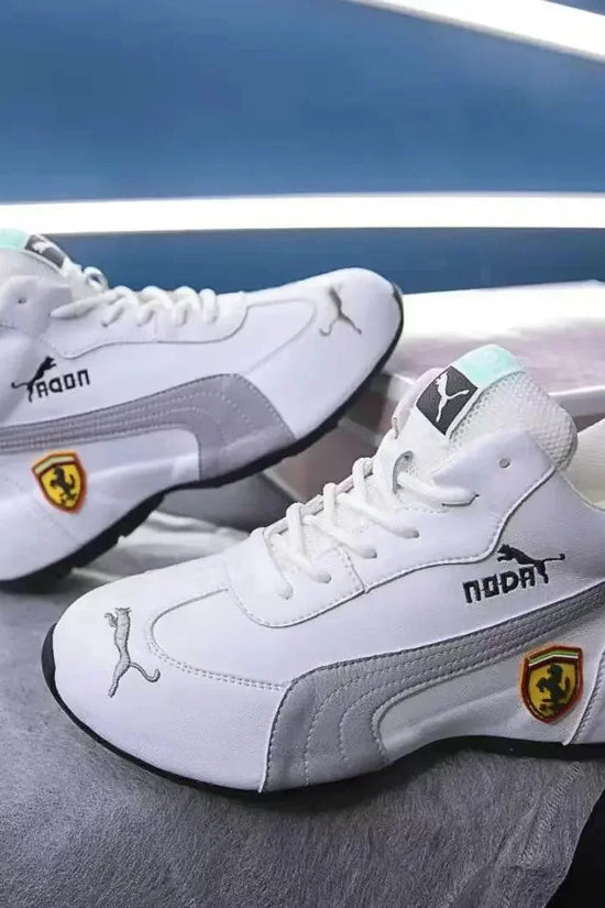 Lace Up Lightweight Comfortable Breathable Sneakers - IVORYNN