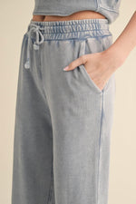 Light Luxury Mineral Wash Pants - IVORYNN