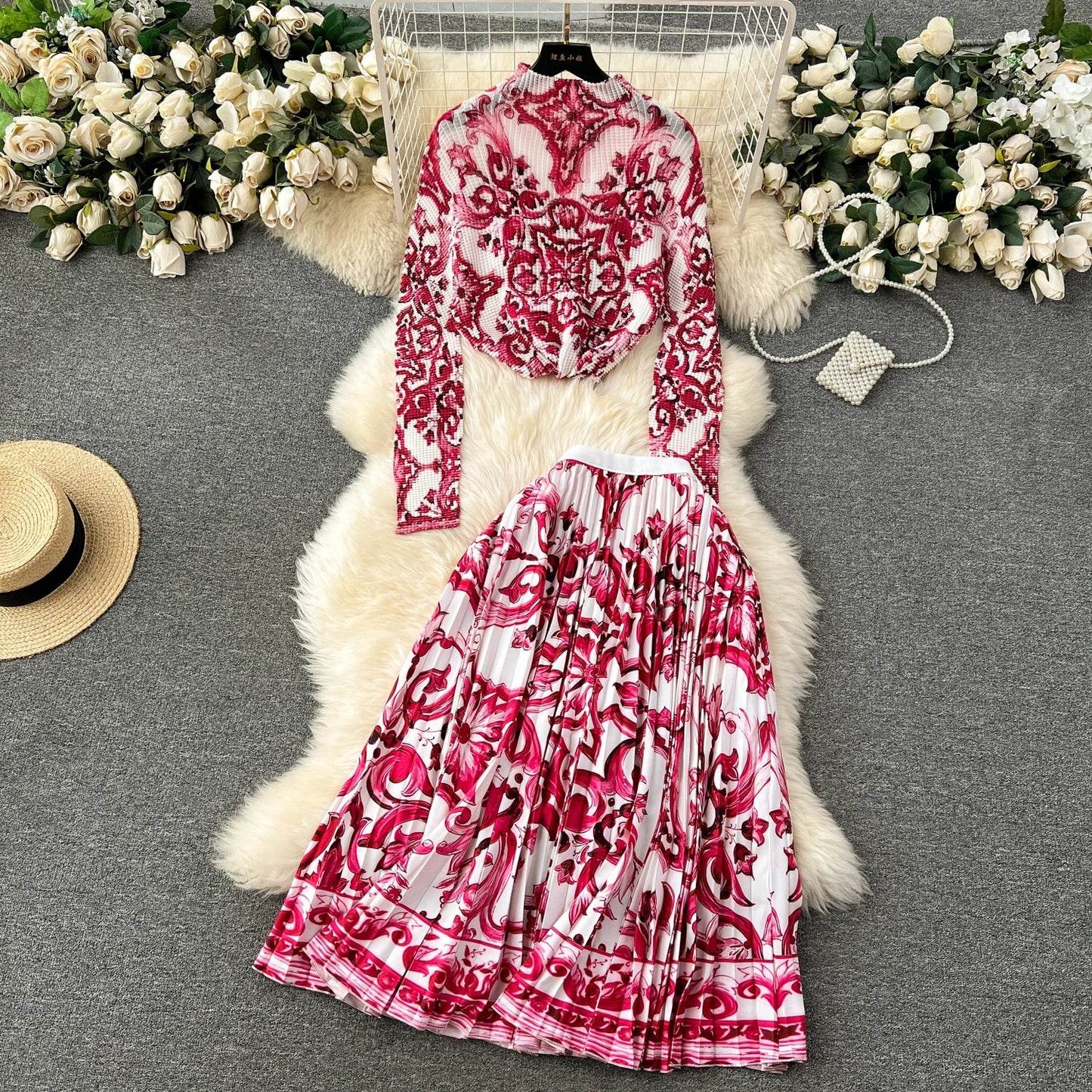 Light Mature Wind High-Grade Two-Piece Set - IVORYNN