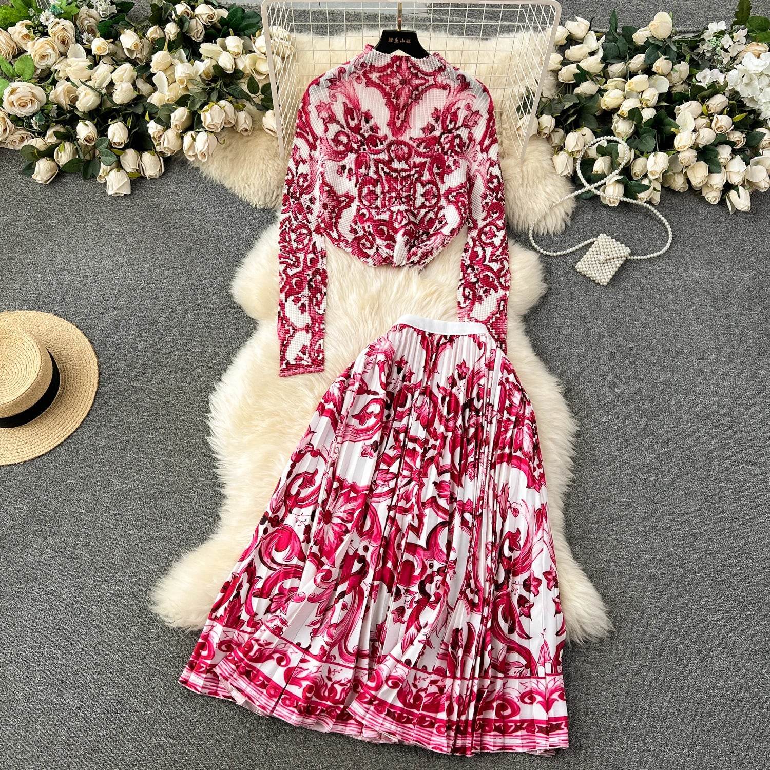 Light Mature Wind High-Grade Two-Piece Set - IVORYNN