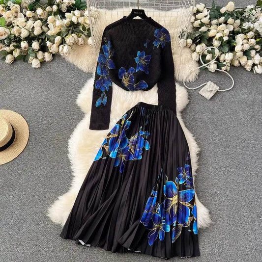 Light Mature Wind High-Grade Two-Piece Set