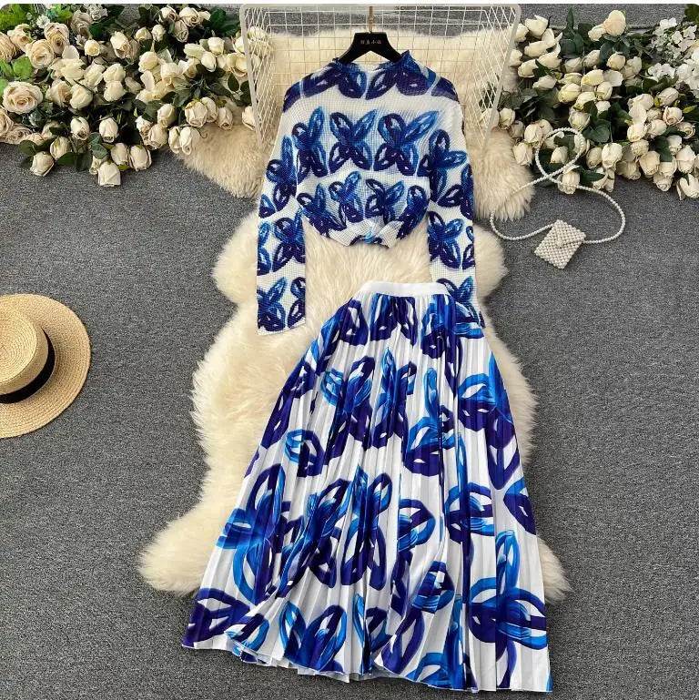 Light Mature Wind High-Grade Two-Piece Set - IVORYNN