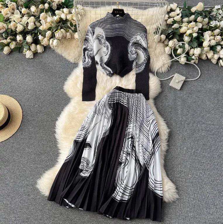 Light Mature Wind High-Grade Two-Piece Set - IVORYNN