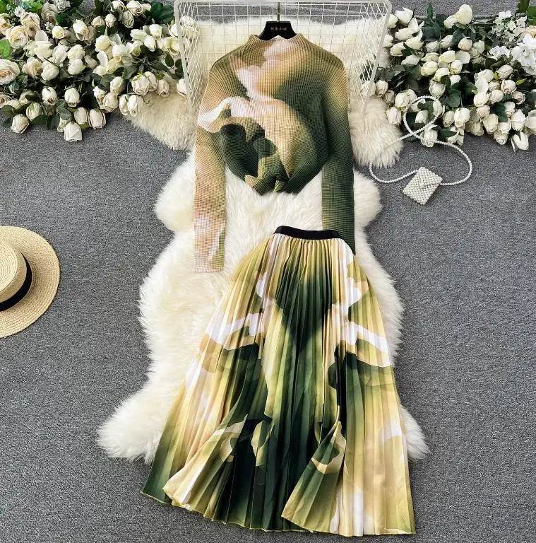 Light Mature Wind High-Grade Two-Piece Set - IVORYNN