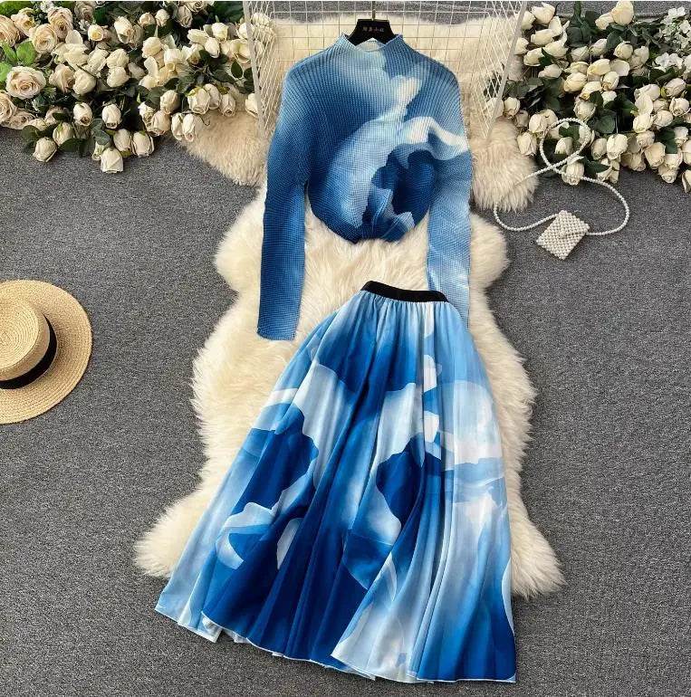 Light Mature Wind High-Grade Two-Piece Set - IVORYNN