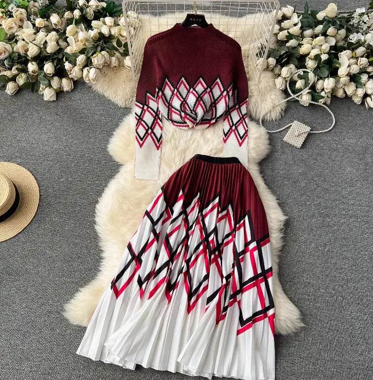 Light Mature Wind High-Grade Two-Piece Set - IVORYNN