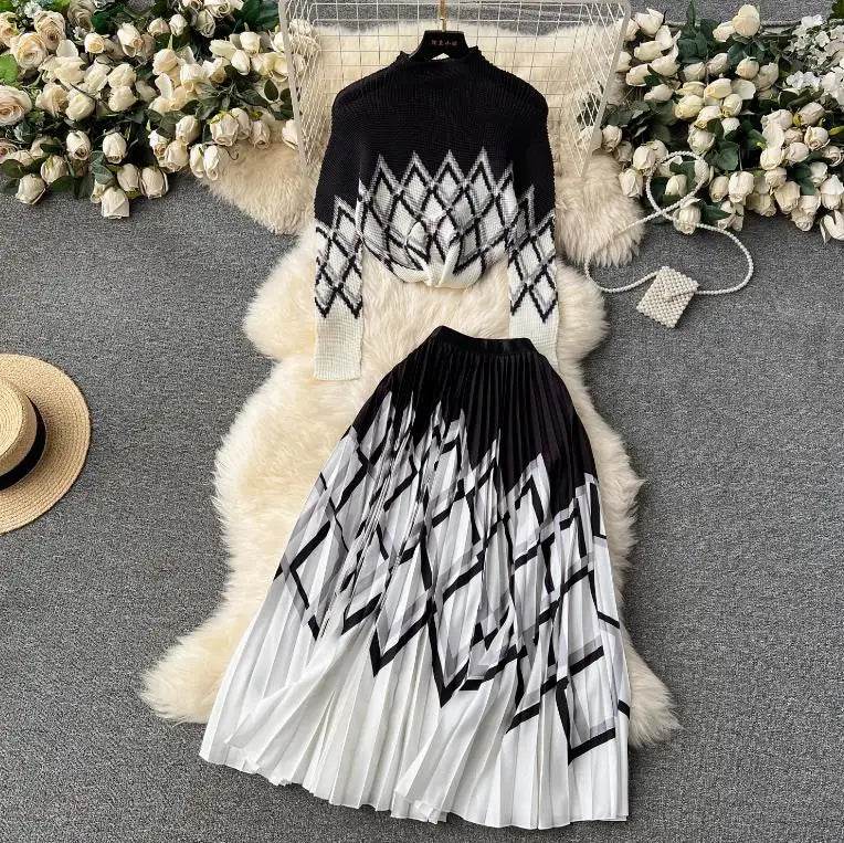 Light Mature Wind High-Grade Two-Piece Set - IVORYNN