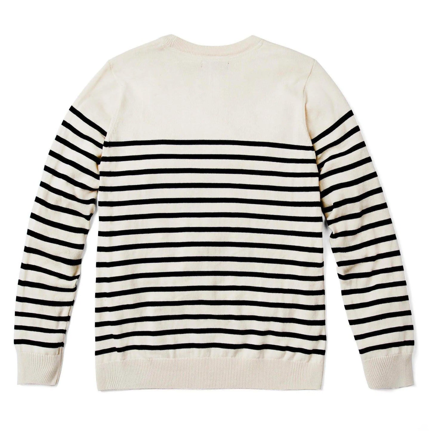 Lightweight Cotton Striped Breton Sweater - IVORYNN