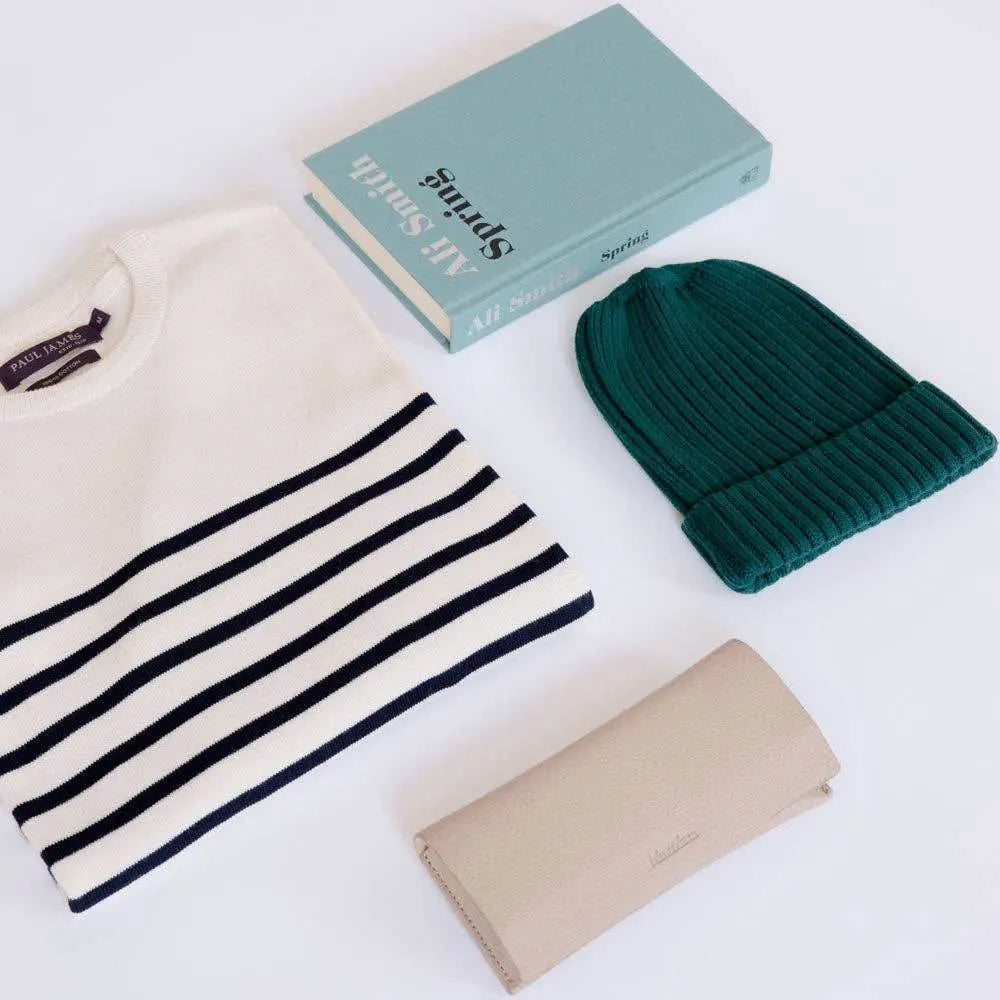 Lightweight Cotton Striped Breton Sweater - IVORYNN