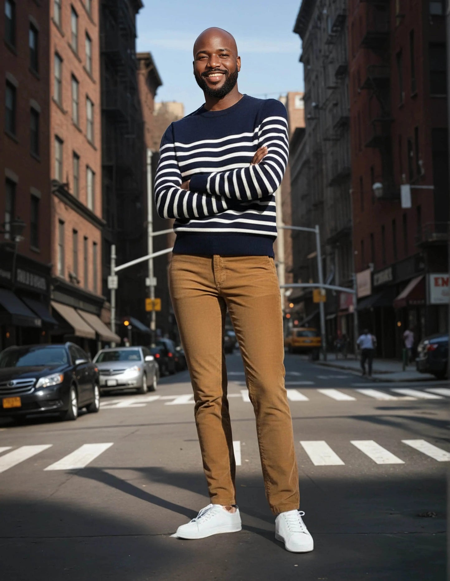 Lightweight Cotton Striped Breton Sweater - IVORYNN