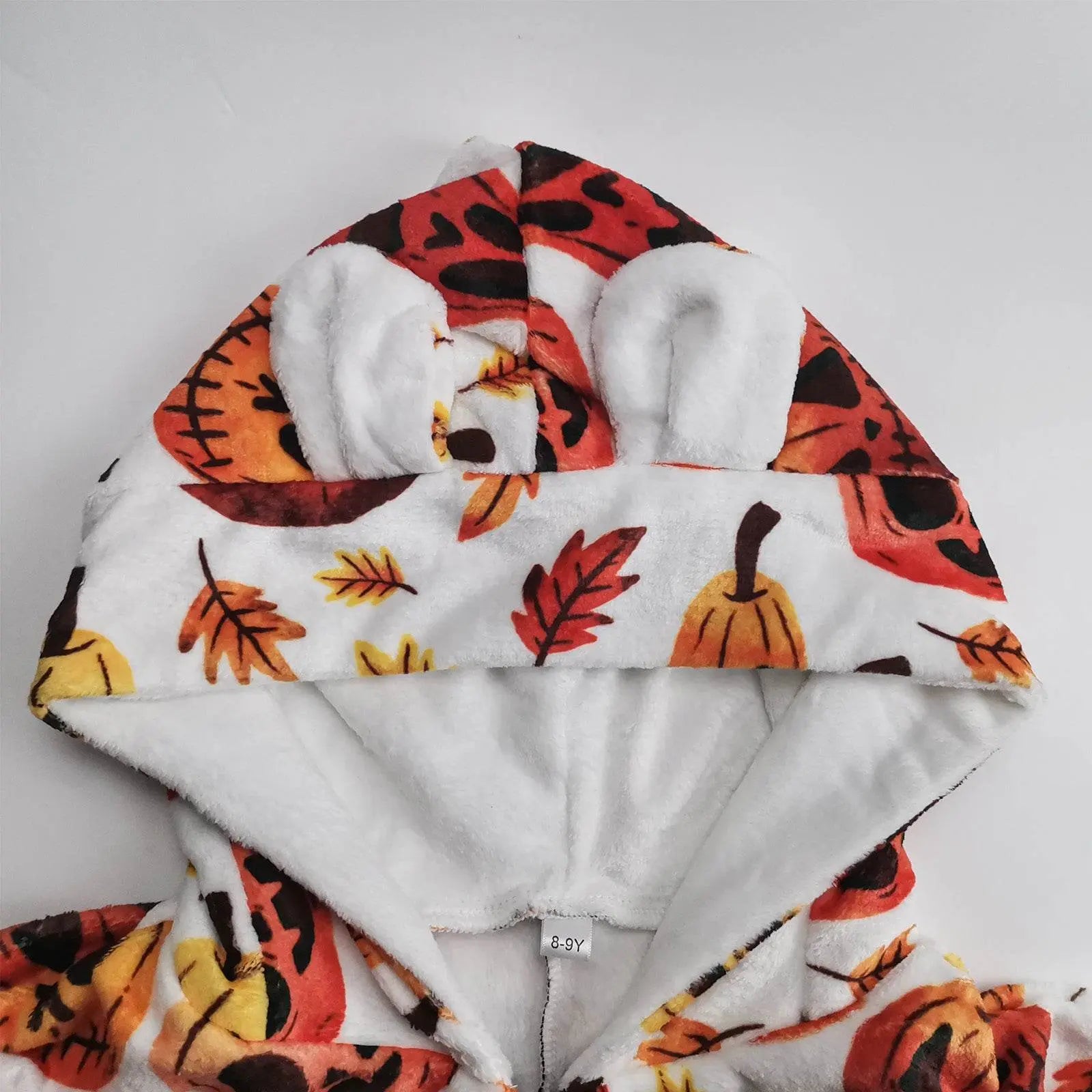 Little Cartoons Warm Hooded Onesie Pajamas - IVORYNN