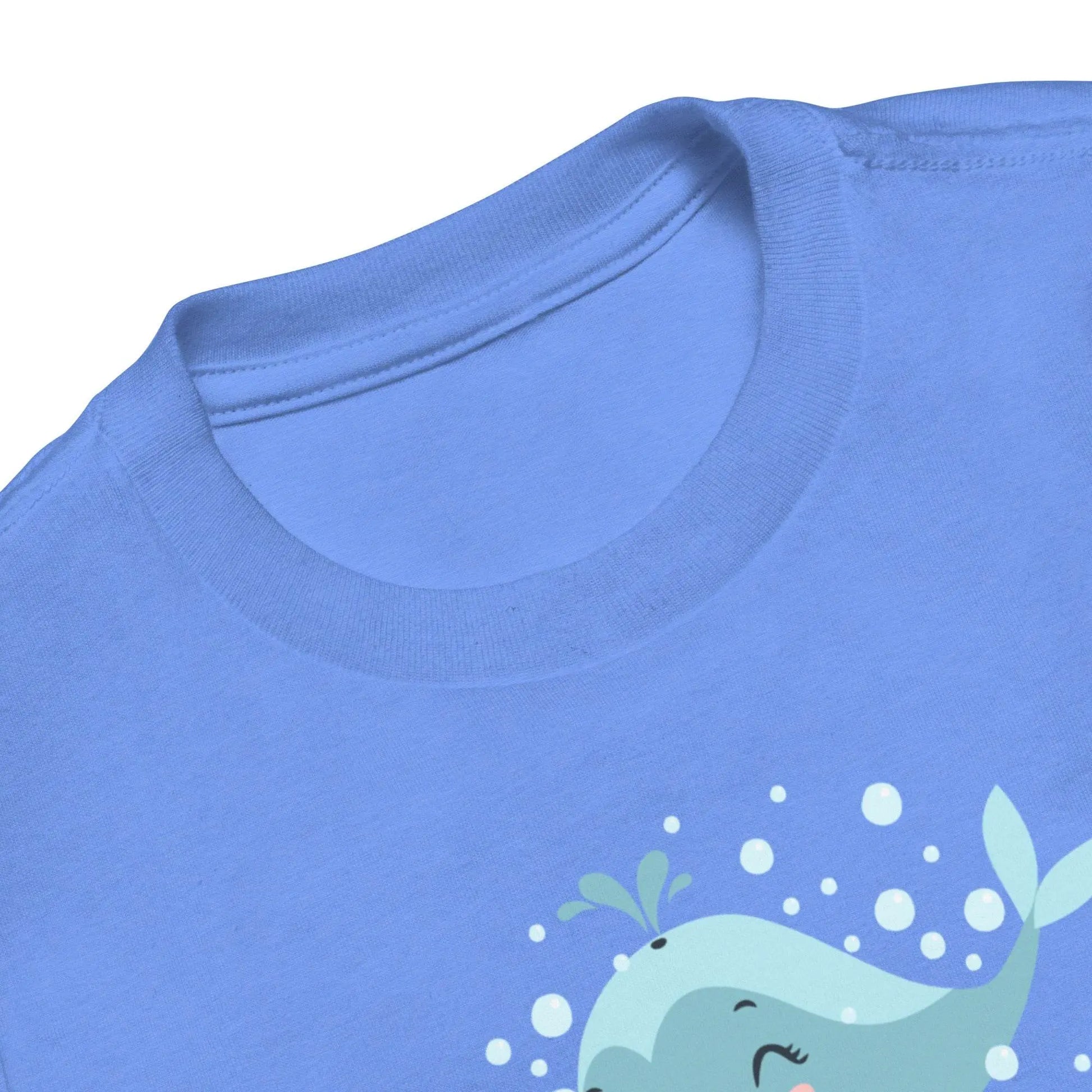 Little Whale Toddler Heather Columbia blue T-Shirt - IVORYNN