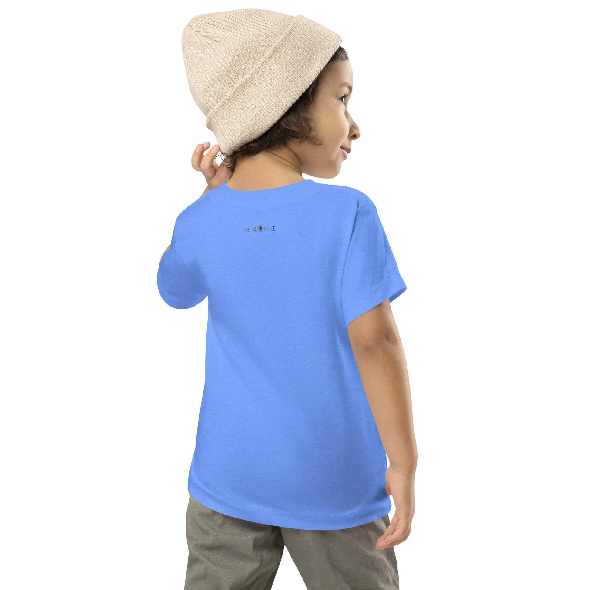 Little Whale Toddler Heather Columbia blue T-Shirt - IVORYNN