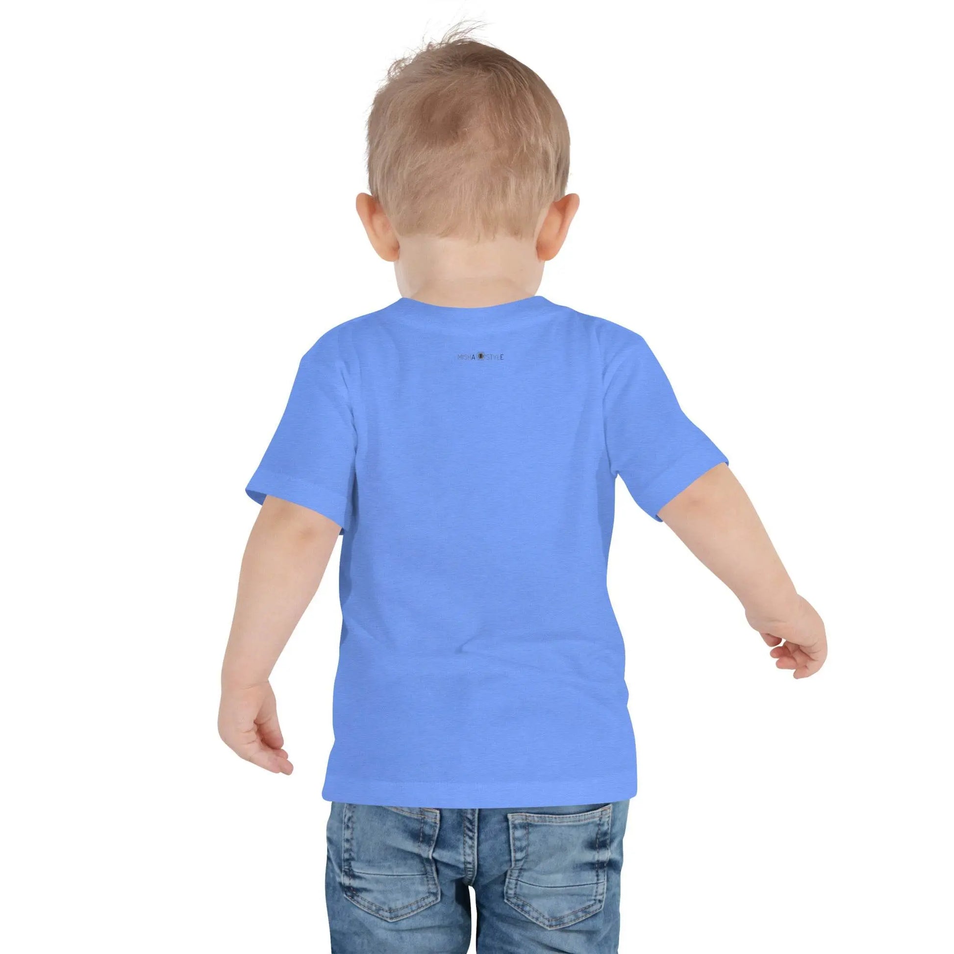 Little Whale Toddler Heather Columbia blue T-Shirt - IVORYNN