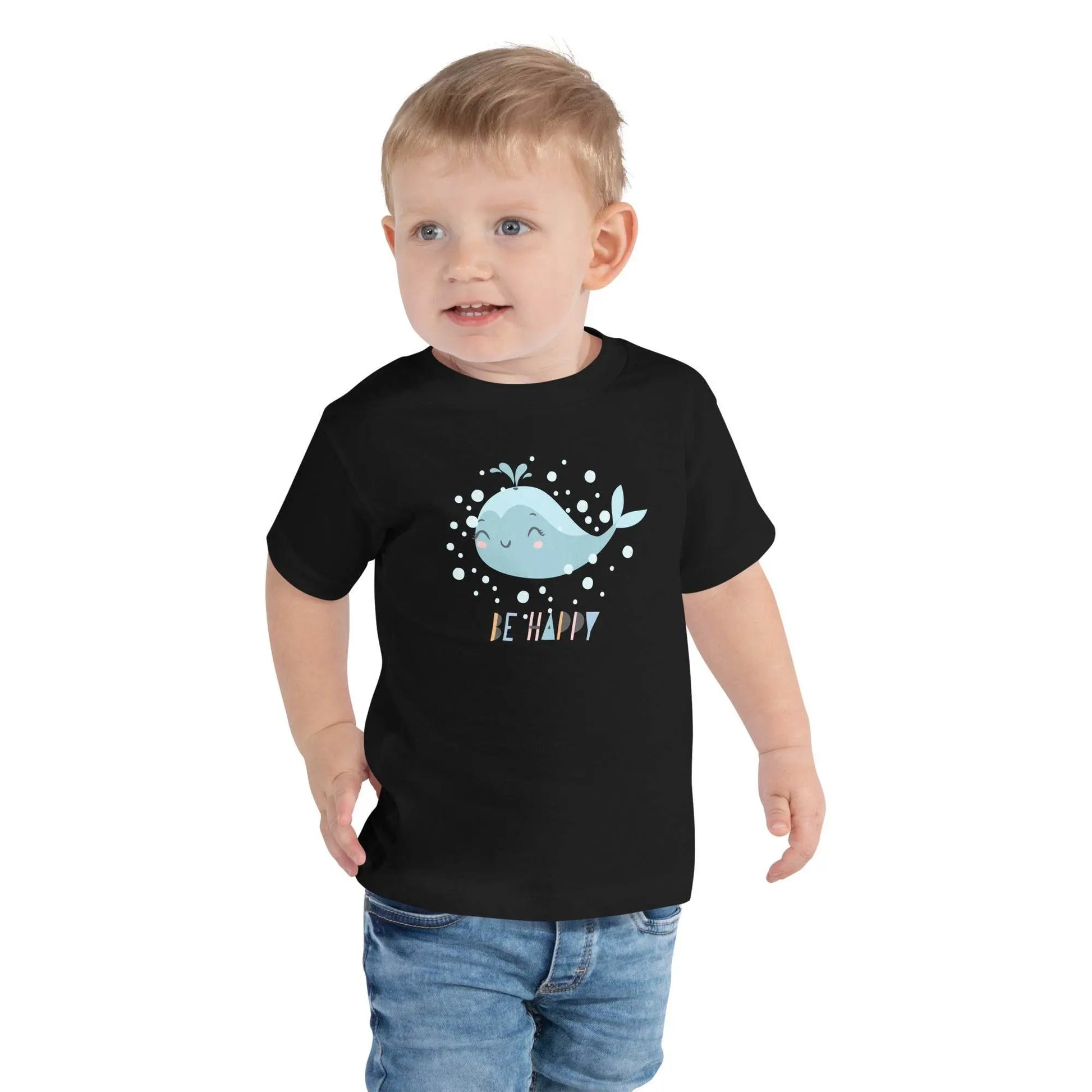 Little Whale Toddler Short Sleeve T-Shirt - IVORYNN