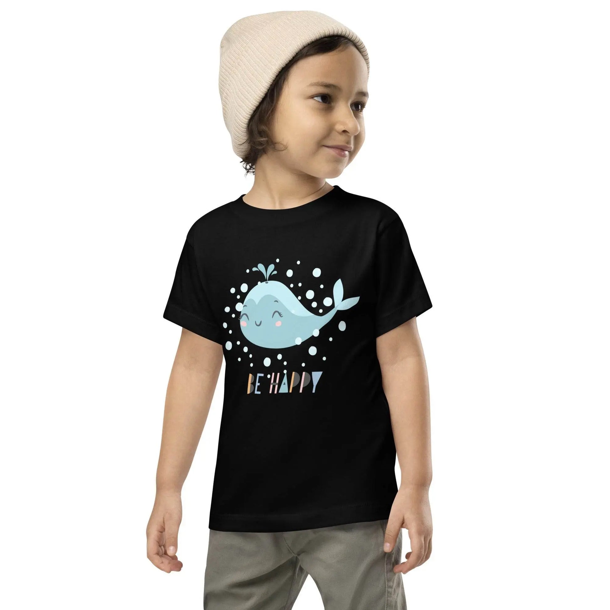 Little Whale Toddler Short Sleeve T-Shirt - IVORYNN