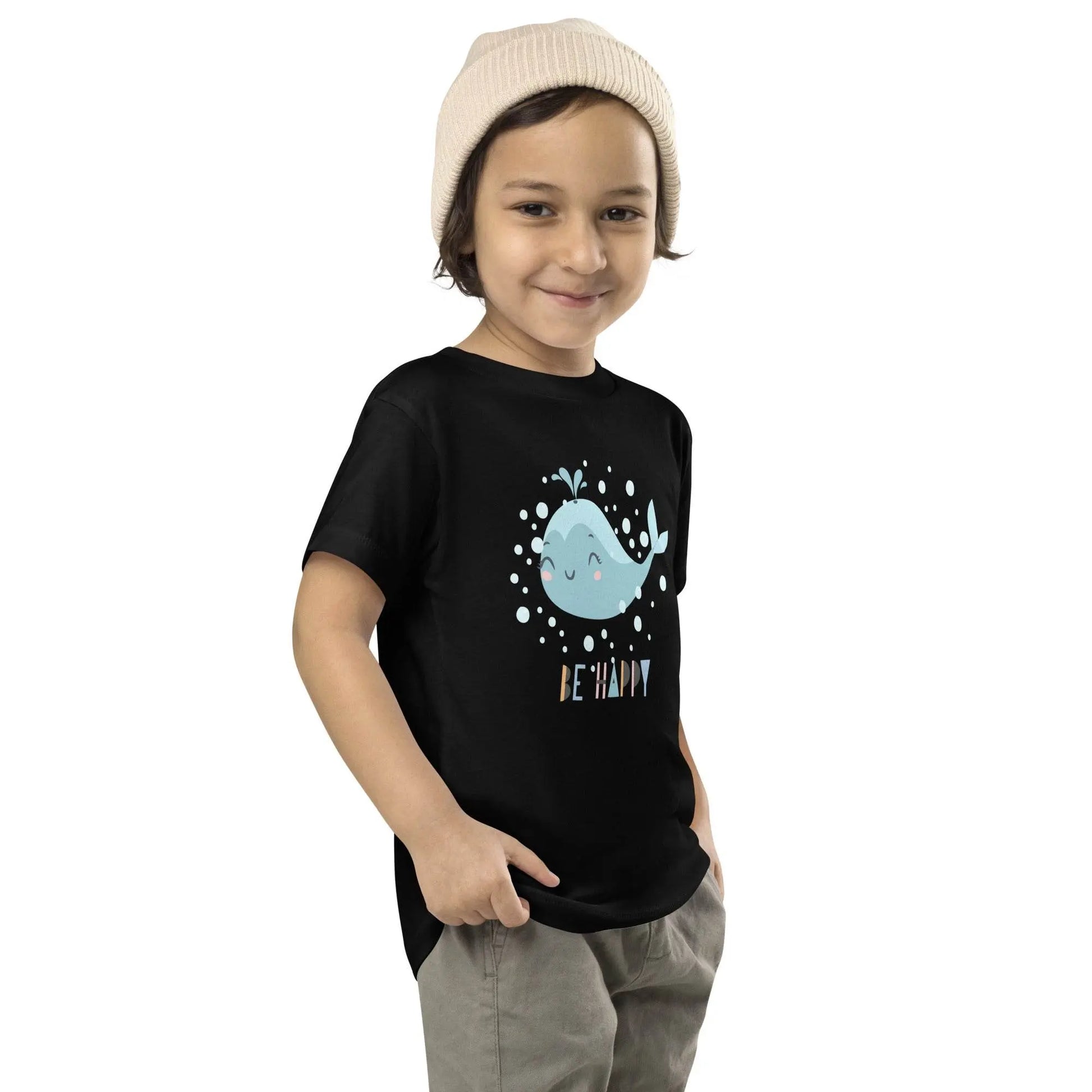 Little Whale Toddler Short Sleeve T-Shirt - IVORYNN