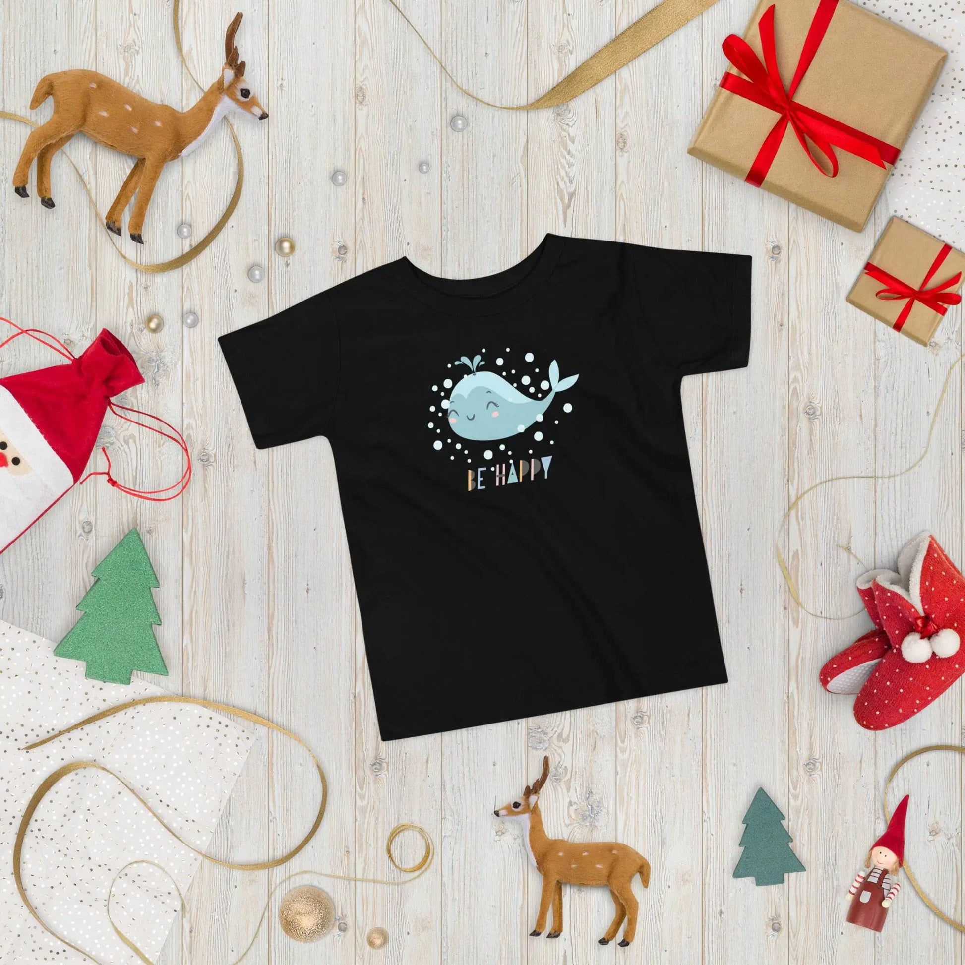 Little Whale Toddler Short Sleeve T-Shirt - IVORYNN