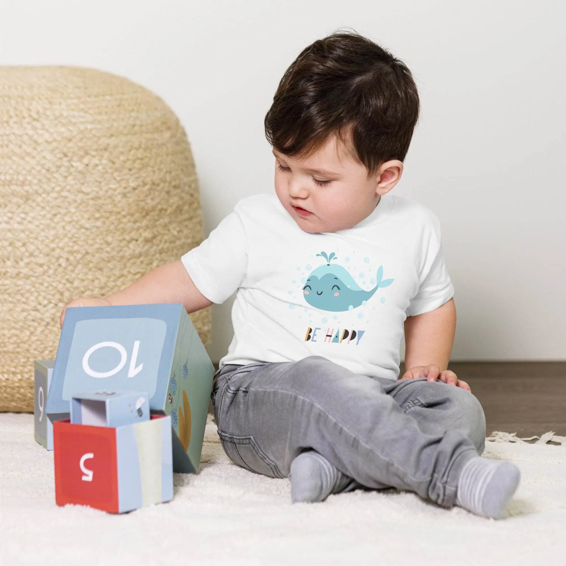 Little Whale Toddler White T-Shirt - IVORYNN