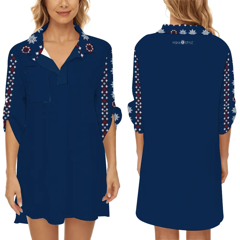 Long Blouse Shirts with Half Sleeve - IVORYNN