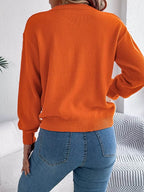 Long Sleeves Warm Cable Sherbet Knit Sweater - IVORYNN