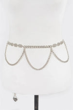 Luxurious Lightweight Chain Belt W/ Stone - IVORYNN