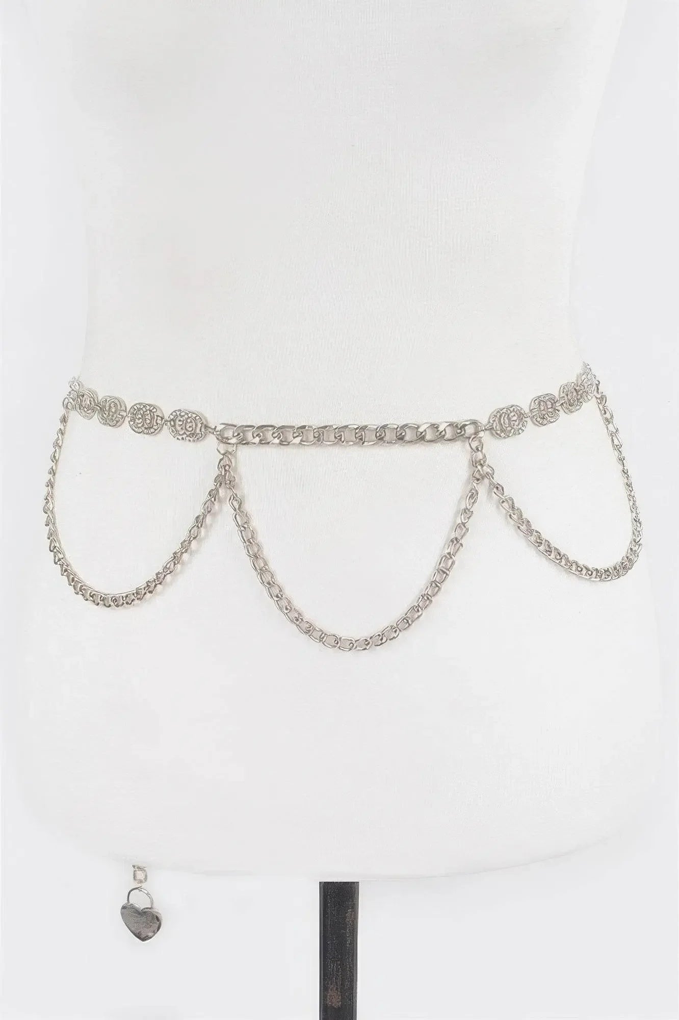 Luxurious Lightweight Chain Belt W/ Stone - IVORYNN