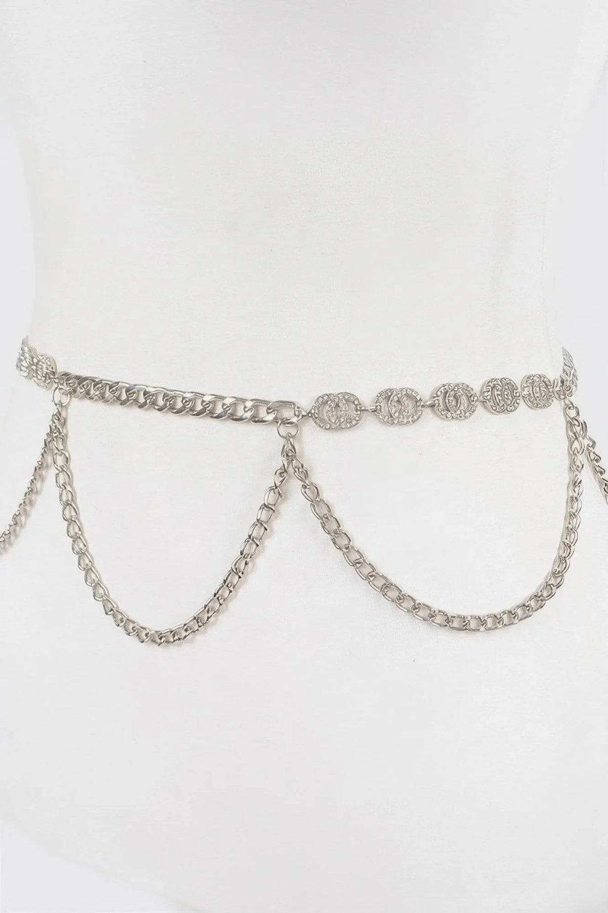 Luxurious Lightweight Chain Belt W/ Stone - IVORYNN