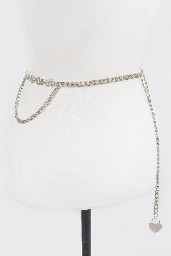 Luxurious Lightweight Chain Belt W/ Stone - IVORYNN