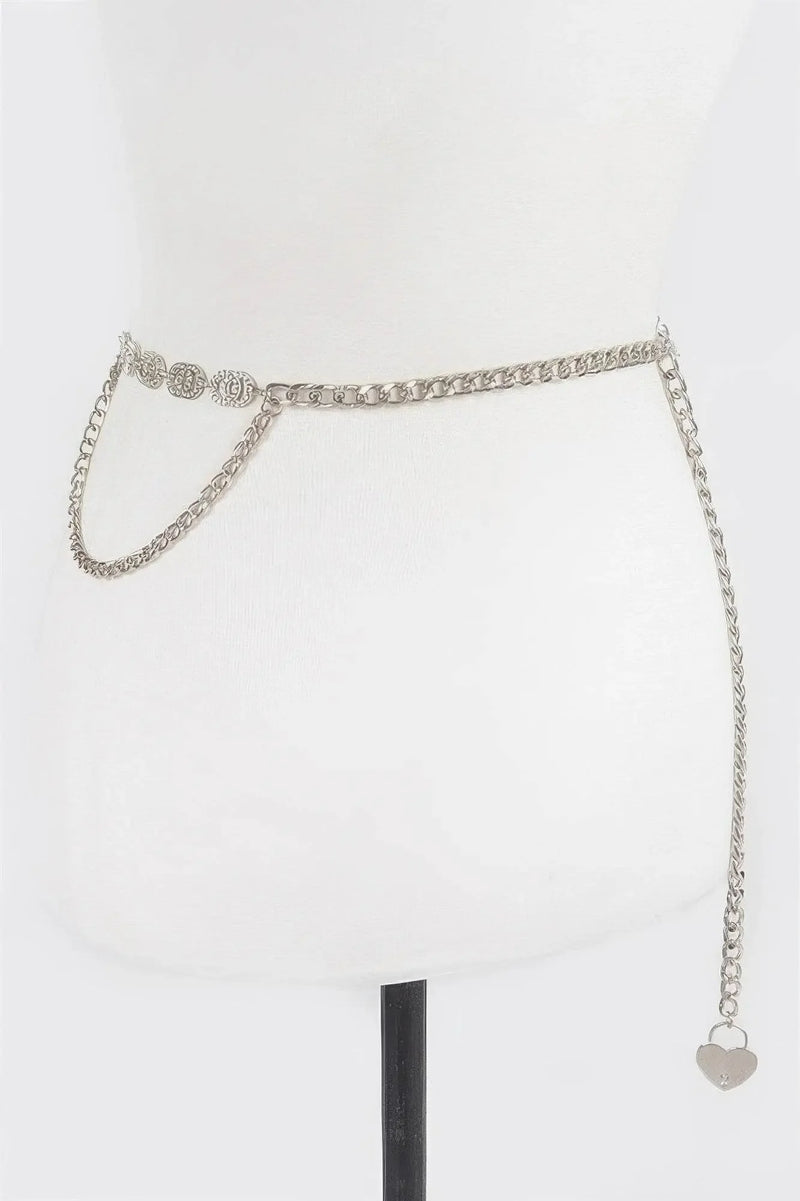 Luxurious Lightweight Chain Belt W/ Stone - IVORYNN