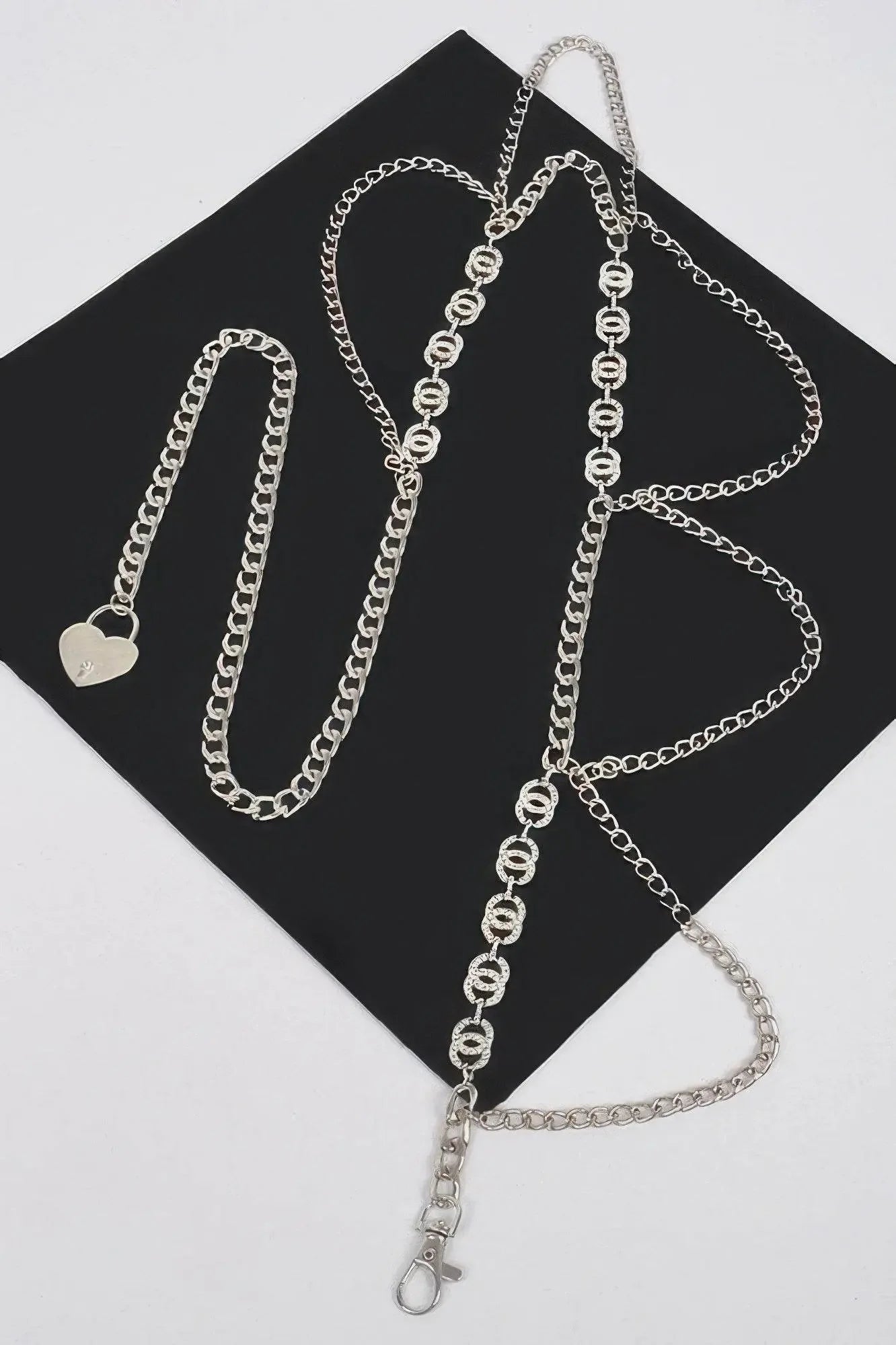 Luxurious Lightweight Chain Belt W/ Stone - IVORYNN