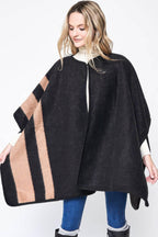 Luxury Cardigan Side Border Ruana - IVORYNN