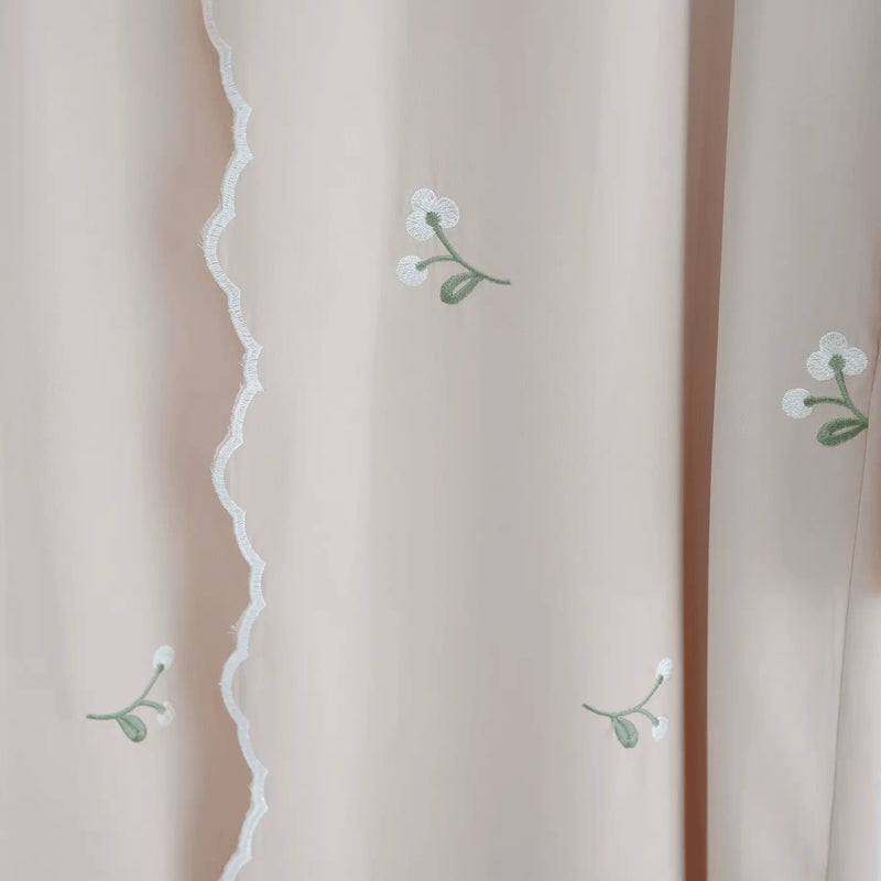 Luxury Flower Embroidery Modest Open Abaya - IVORYNN